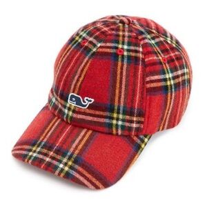 NWOT Wool Vineyard Vines Baseball Cap Plaid Tartan